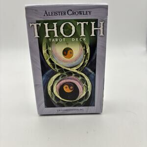 Aleister Crowley Thoth Tarot Cards 78 Card Deck + Instruction Booklet NEW In Box